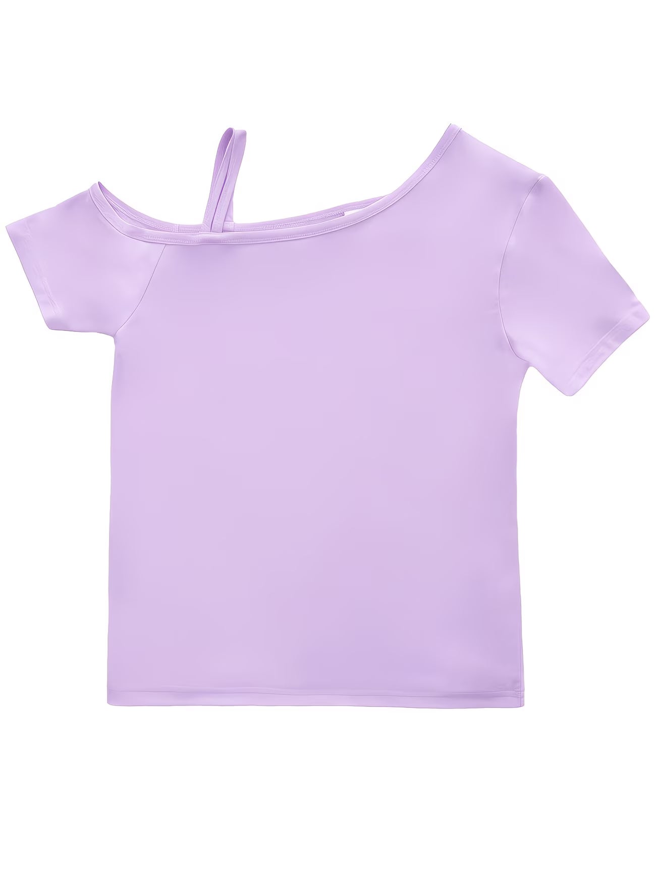Women's Y2K Off-Shoulder T-Shirt – Cherry & Heart Print