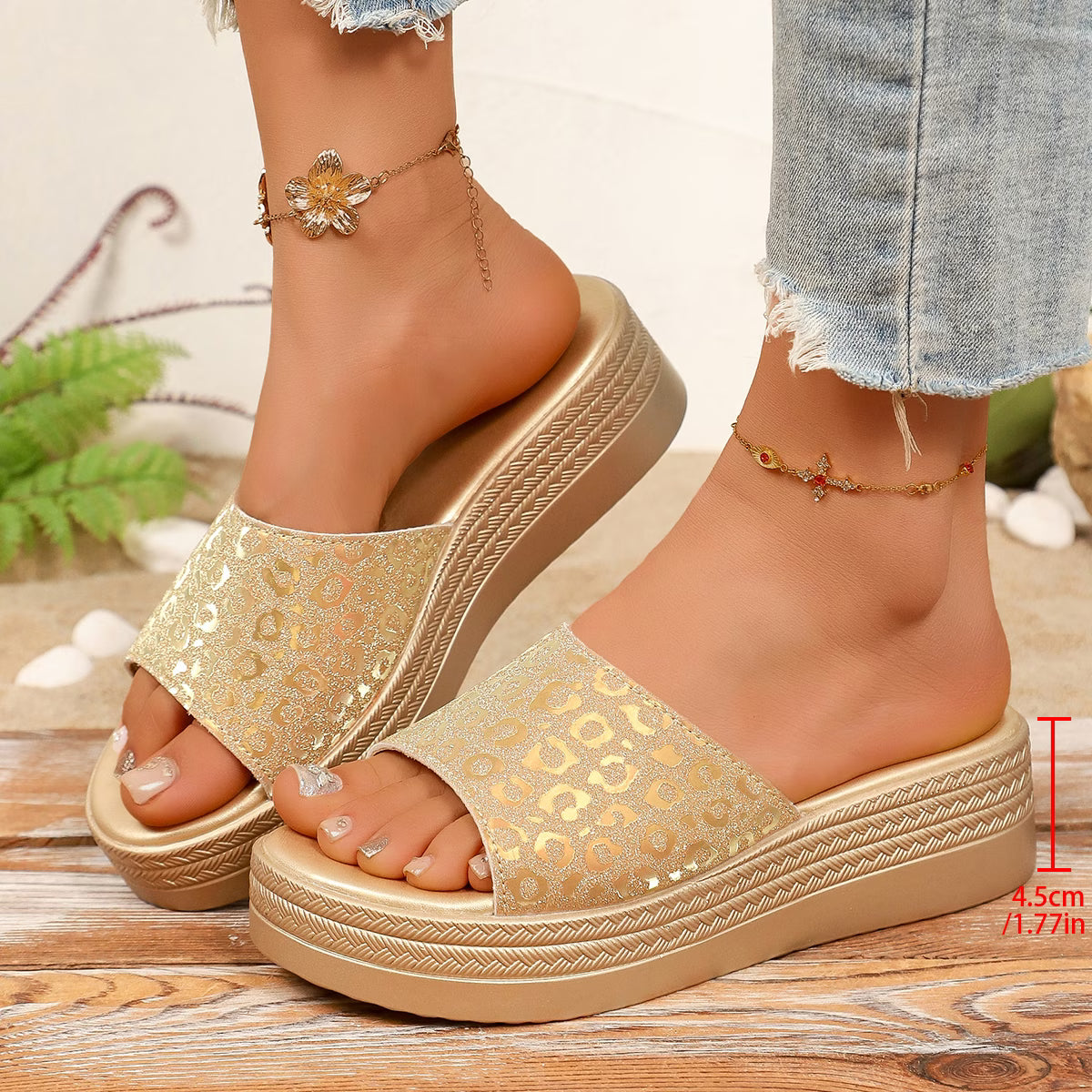 Slip-On Thick-Sole Sandals