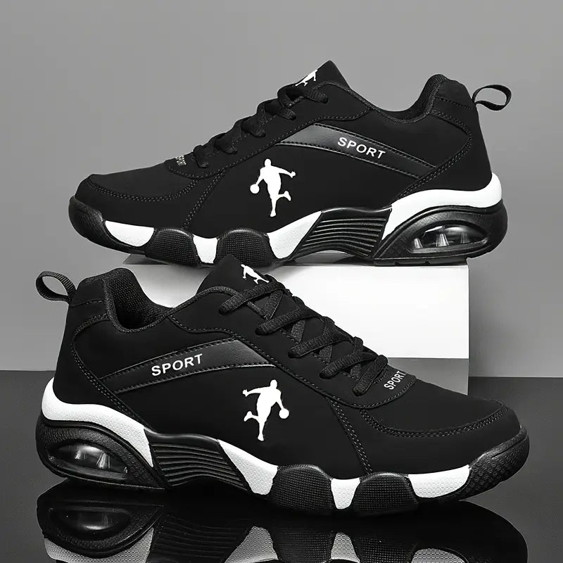 Men'S Breathable Mesh & PU Casual Sneakers