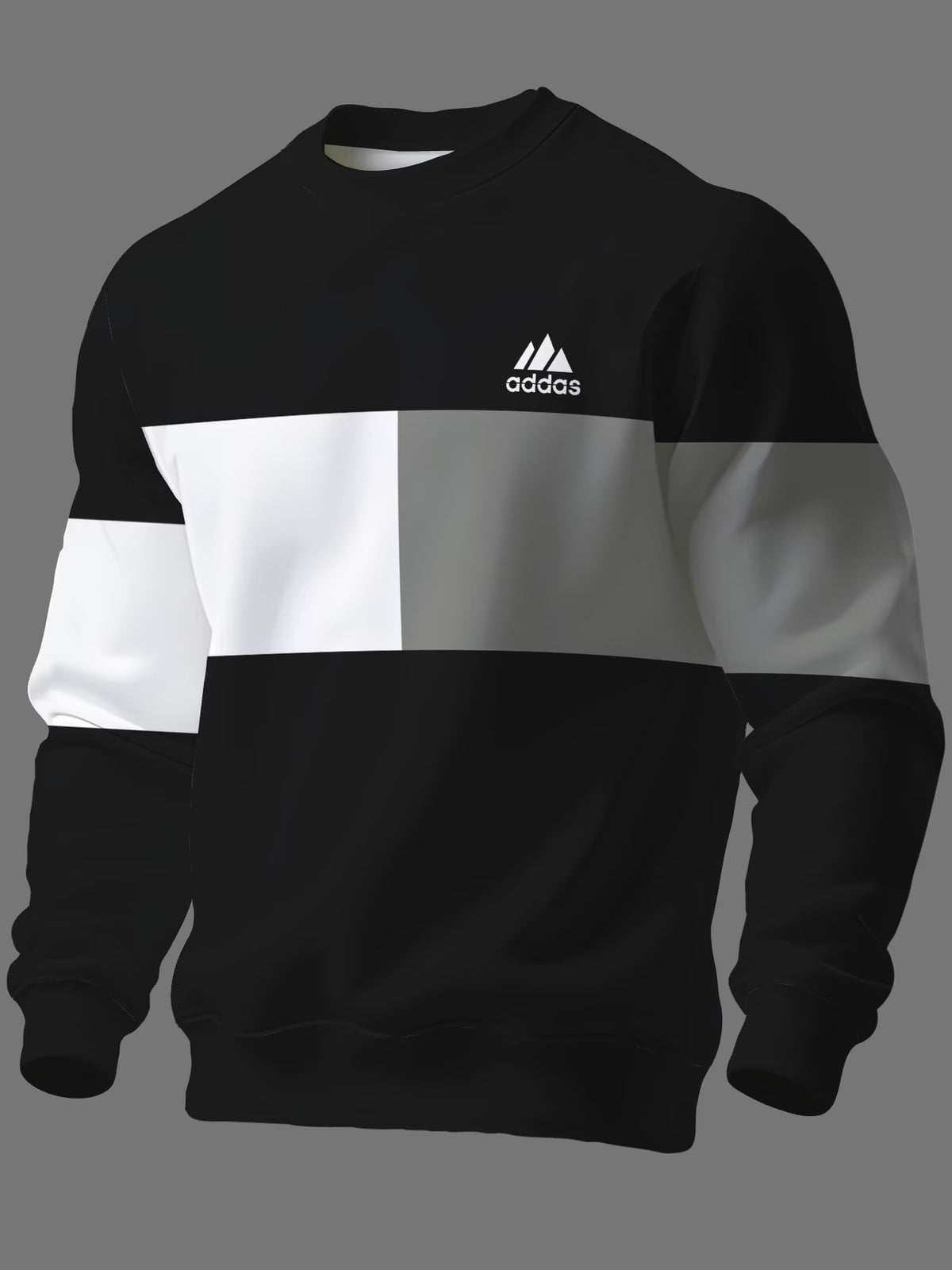 Men’s Colour-Block Crew Neck Sweatshirt