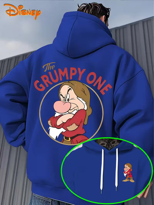 Men'S Hoodie - Grumpy Dwarf Design Pullover Sweatshirt,