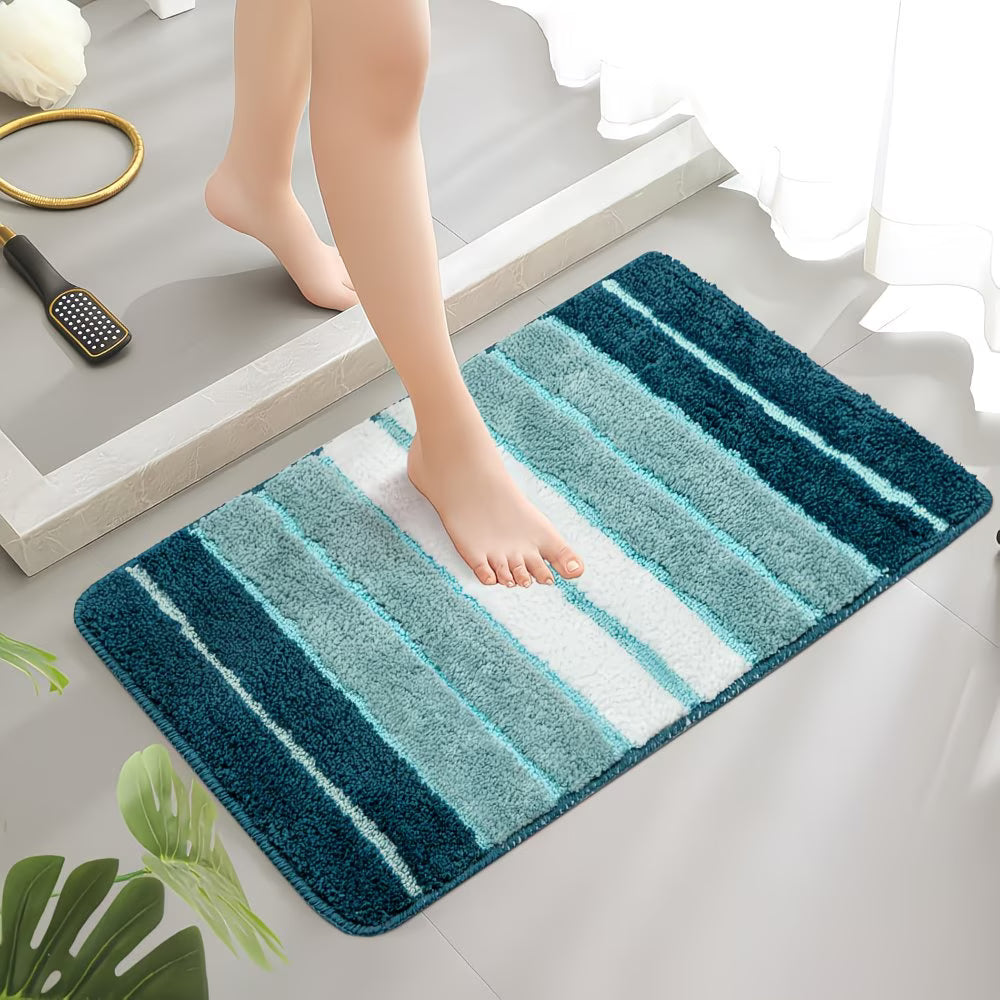 Extra Soft Non-Slip Bath Mat – Absorbent & Machine Washable Shower Rug