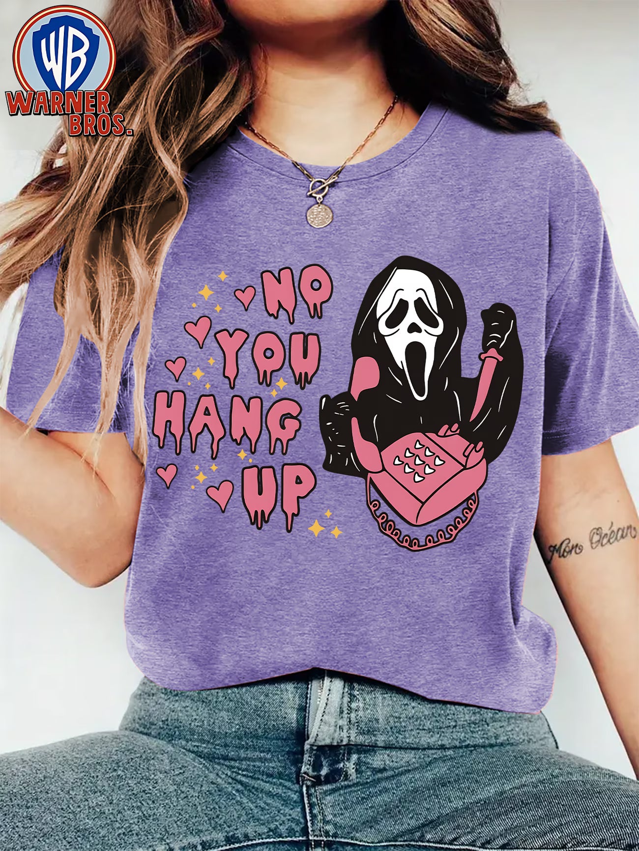 Women's Vintage Warner Bros. Killer T-Shirt — 90s Retro Phone Icon Print Tee