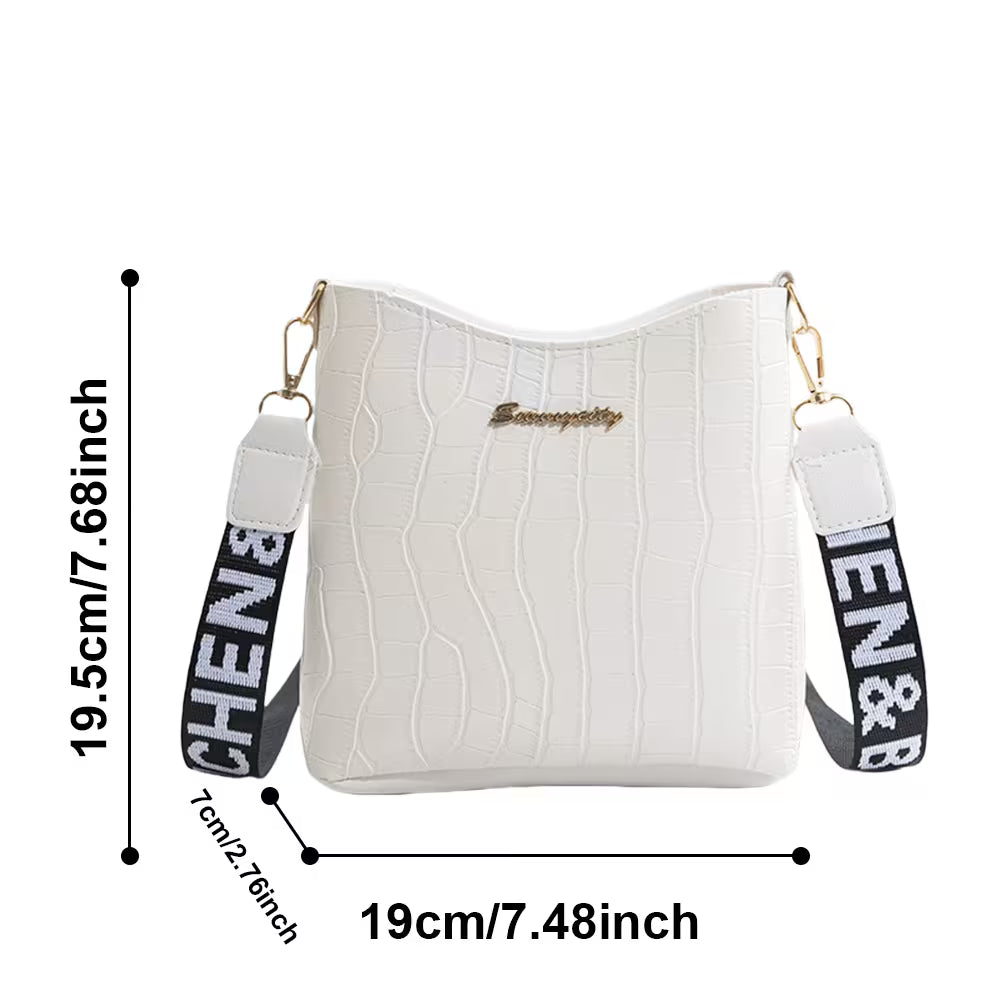 Floral & Butterfly Print Women's Crossbody Bag