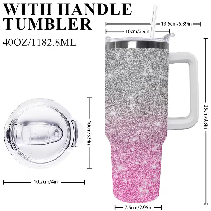 40oz Stainless Steel Insulated Travel Mug