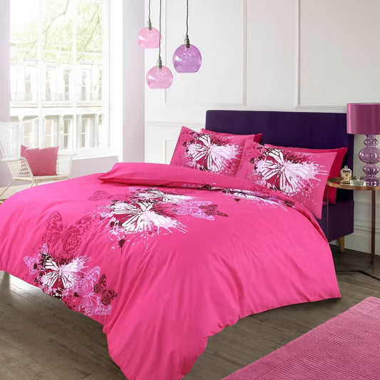 Butterflies Printed Luxurious Modern Style Duvet Cover Sets