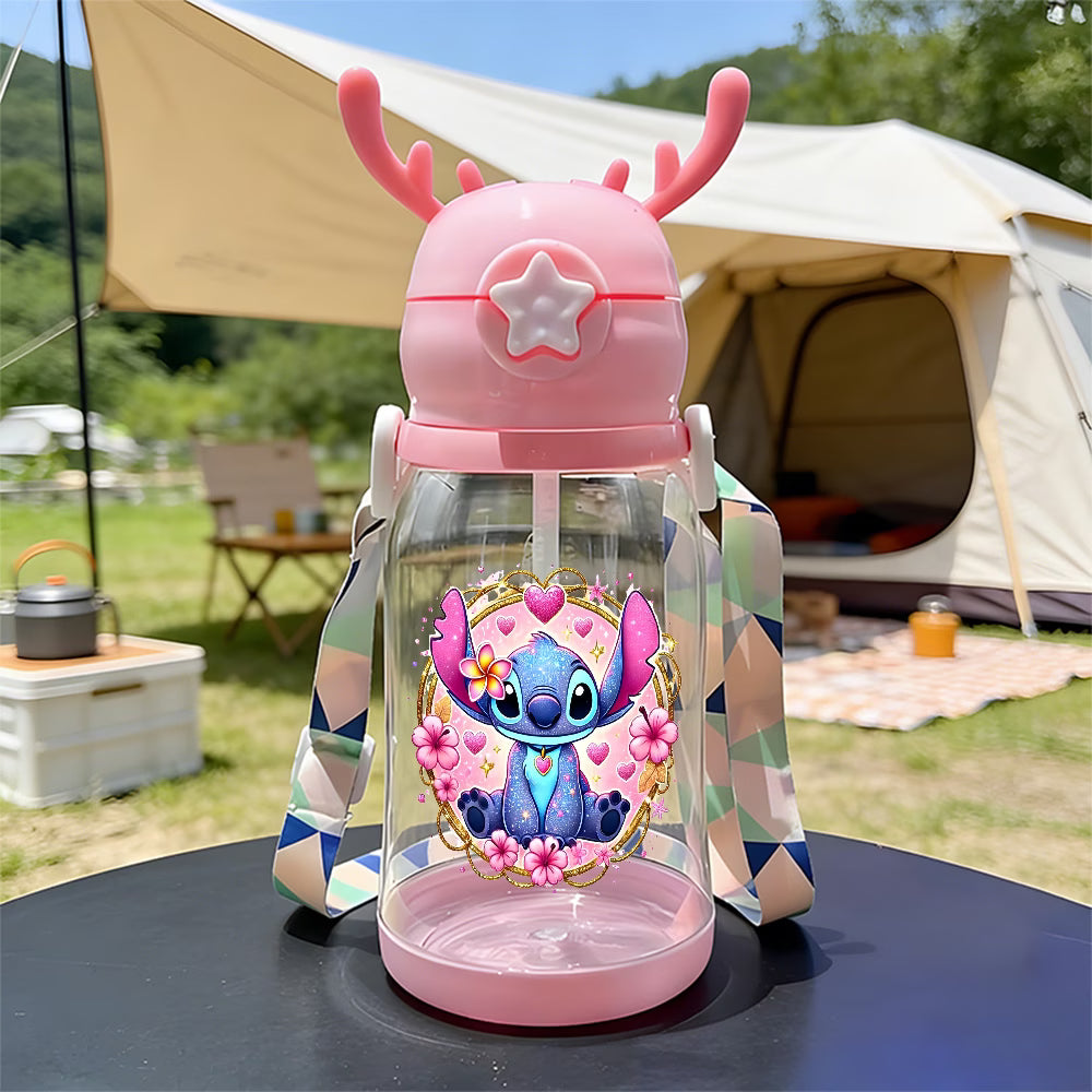 One Disney Stitch Water Bottle, 600ML
