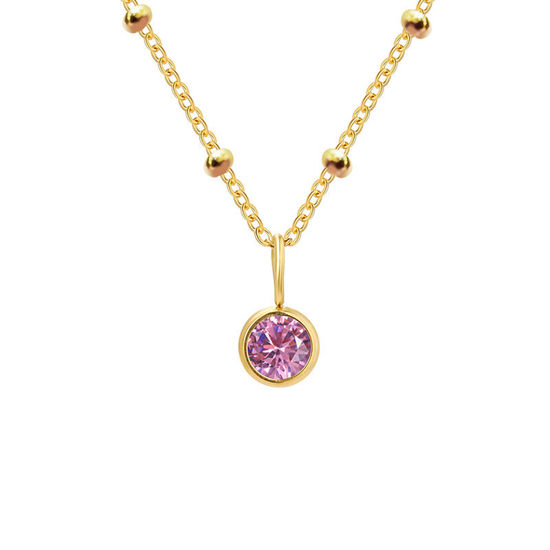 Diamond Birthstone Necklace