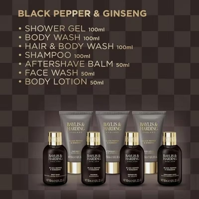 Baylis & Harding Black Pepper & Ginseng His Essential Luxuries Gift Set