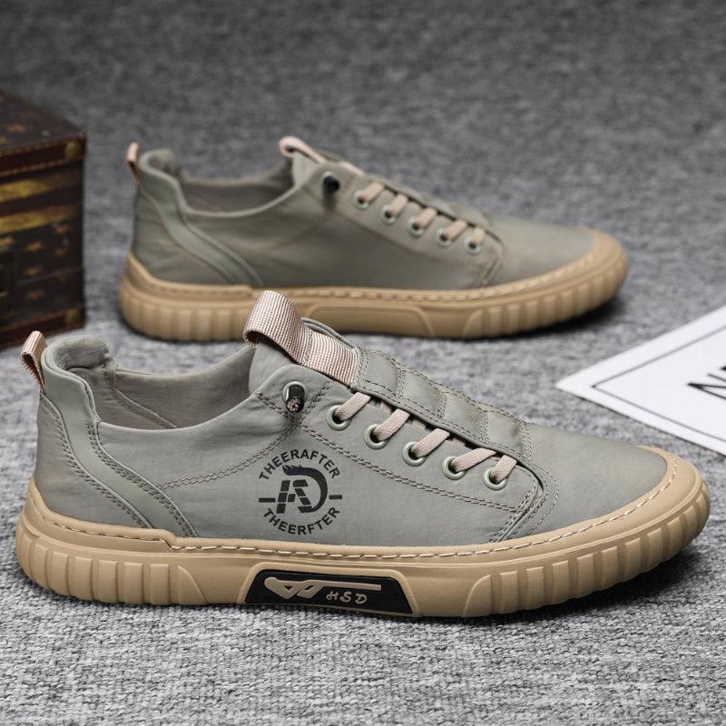 Men Casual Flat Shoes Trend Breathable Canvas