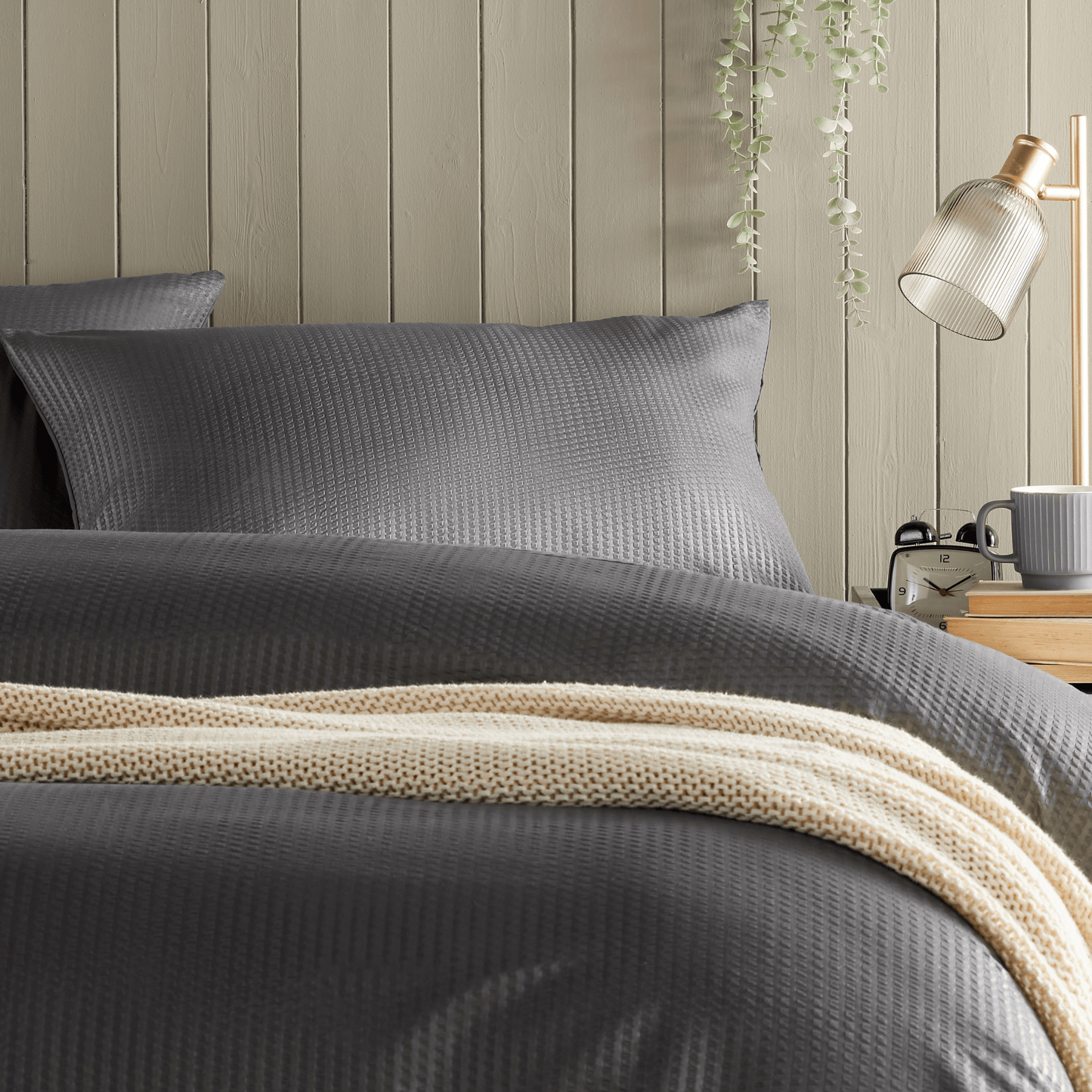 Monaco Seersucker Duvet Cover Set Super Soft Durable Bedding