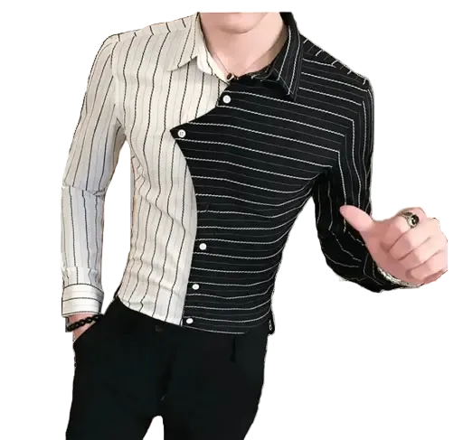 British style men shirt