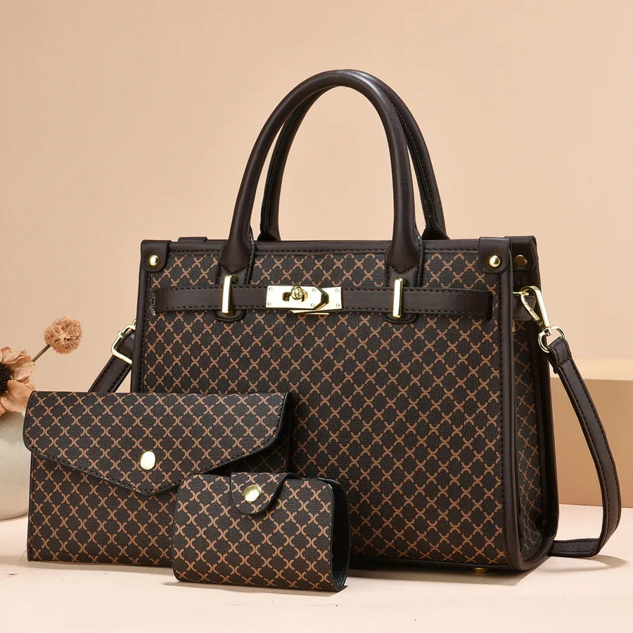 New Women's Bag Women's Large Capacity Handbag  Shoulder Crossbody Bag