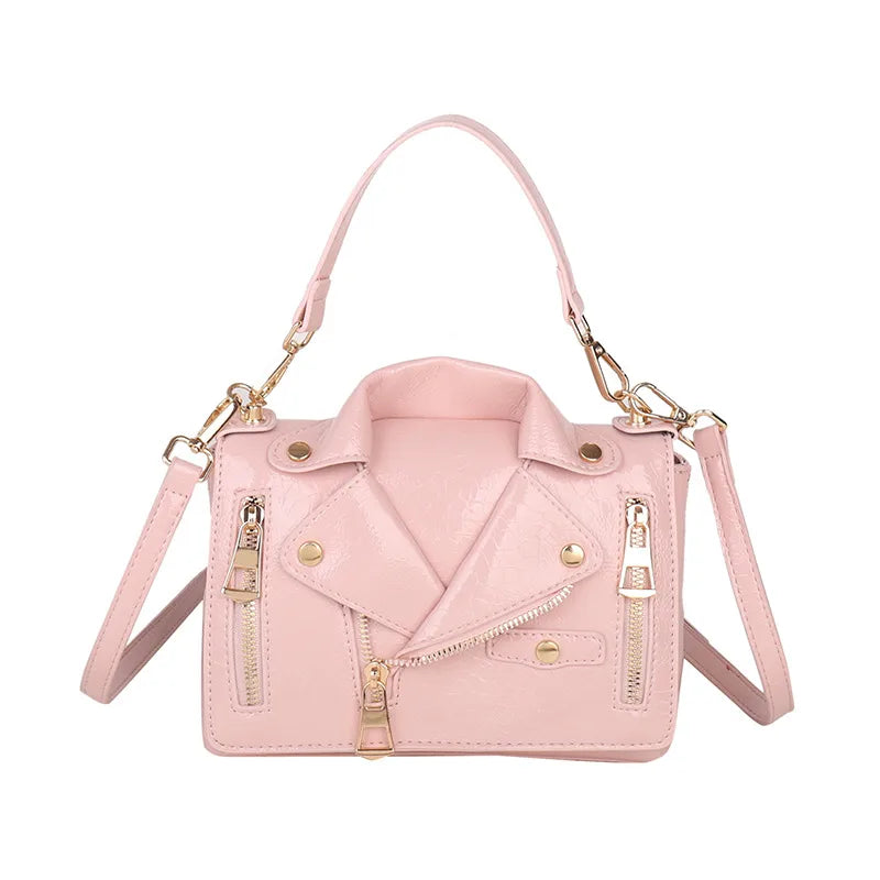 Fashionable Rivet Personality Ladies Shoulder Bag Square PU Leather Crossbody Bag Versatile Women's Handbag Stylish Accessory