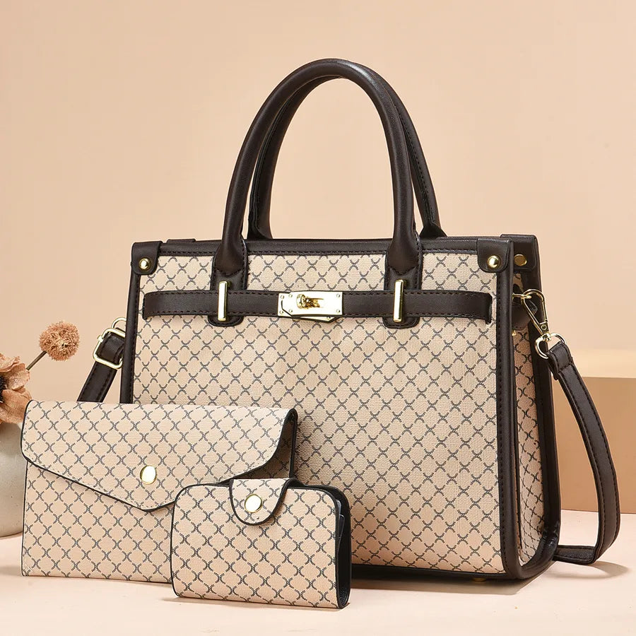 New Women's Bag Women's Large Capacity Handbag  Shoulder Crossbody Bag