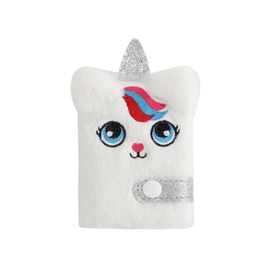 1 Piece Animal Class Learning School Plush Casual Cute Notebook