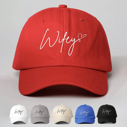 Women's Simple Style Classic Style Vocabulary Words/Name Curved Eaves Baseball Cap
