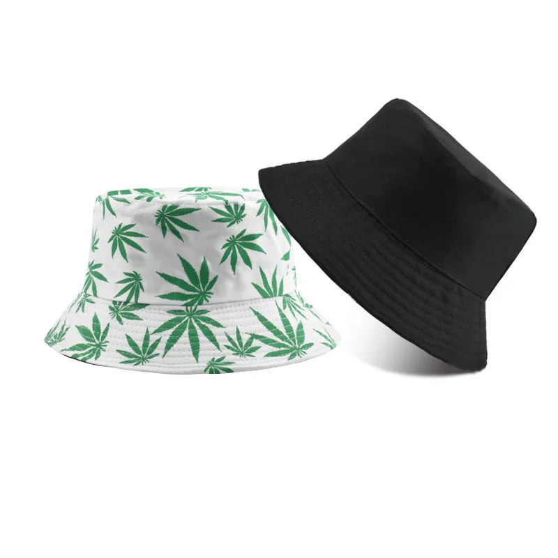 men's simple style solid color flat eaves bucket hat