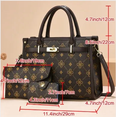 New Women's Bag Women's Large Capacity Handbag  Shoulder Crossbody Bag