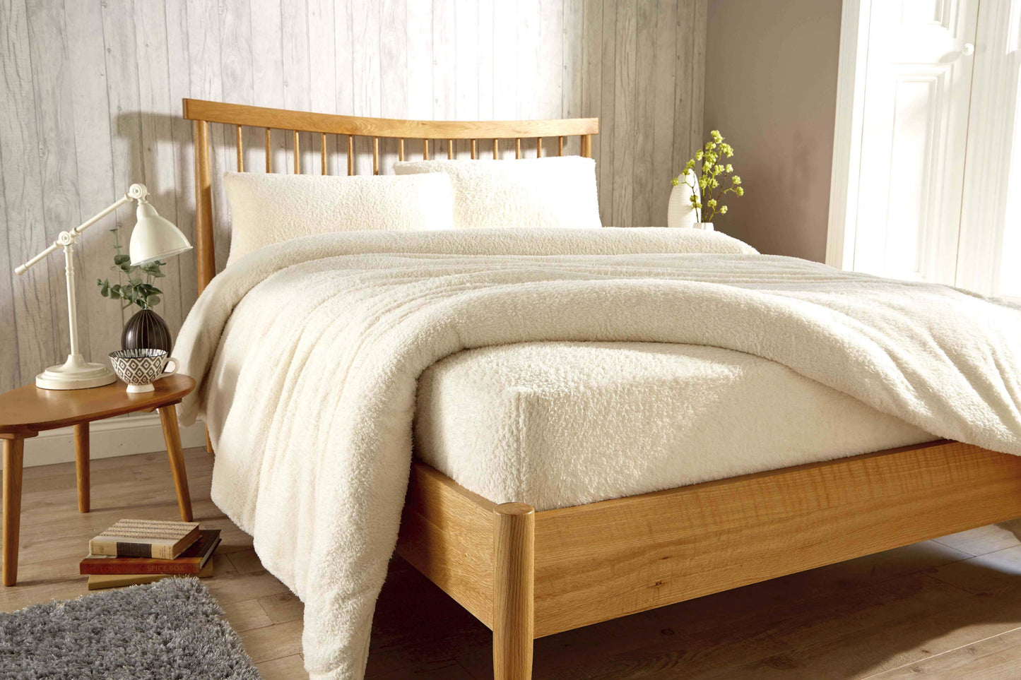 Teddy Fleece Extra Deep Fitted Sheet