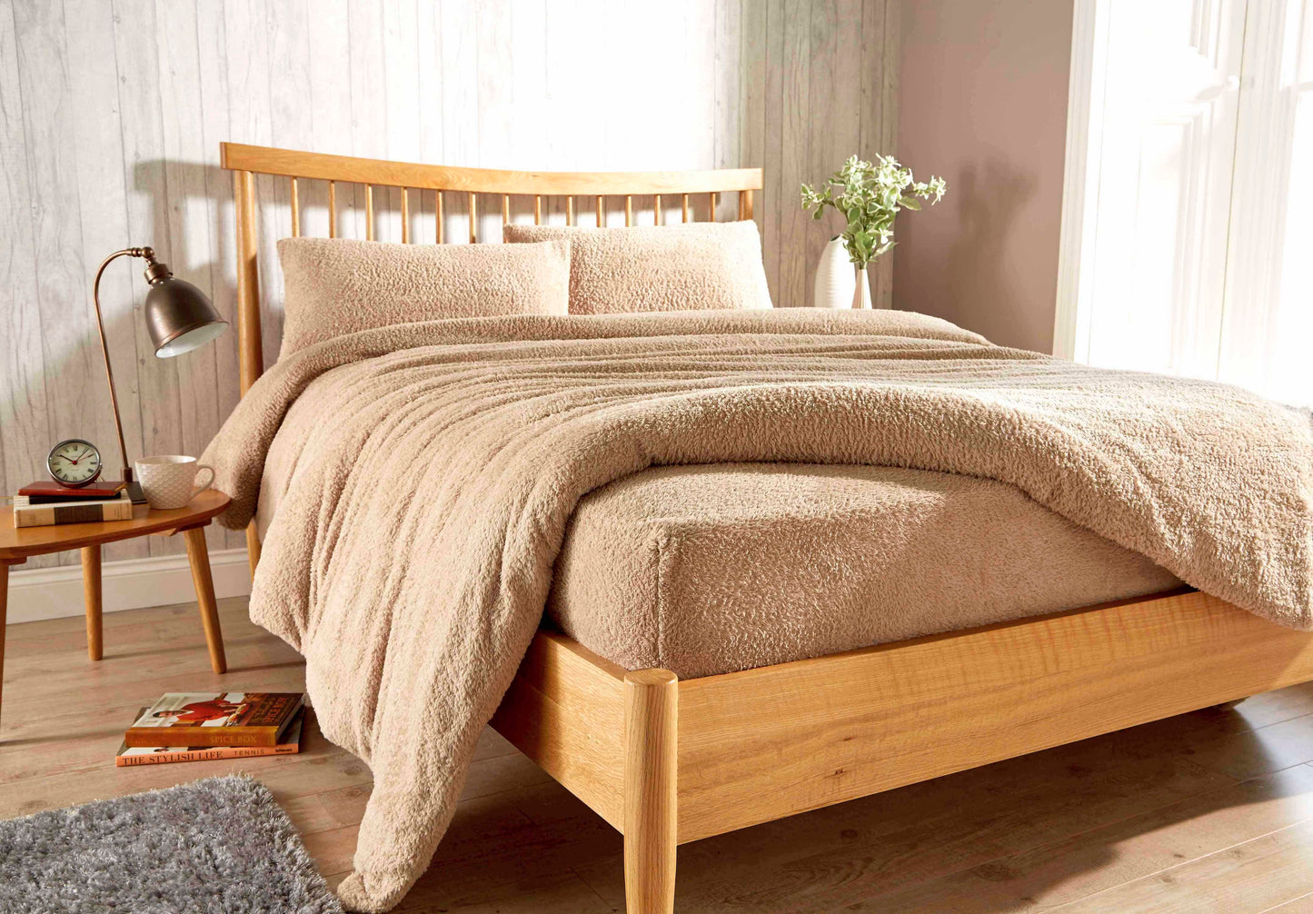Teddy Fleece Extra Deep Fitted Sheet