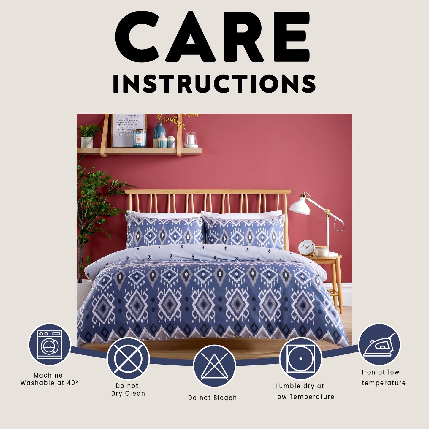 Taxila Duvet Cover Set Easy Care Quilt Covers
