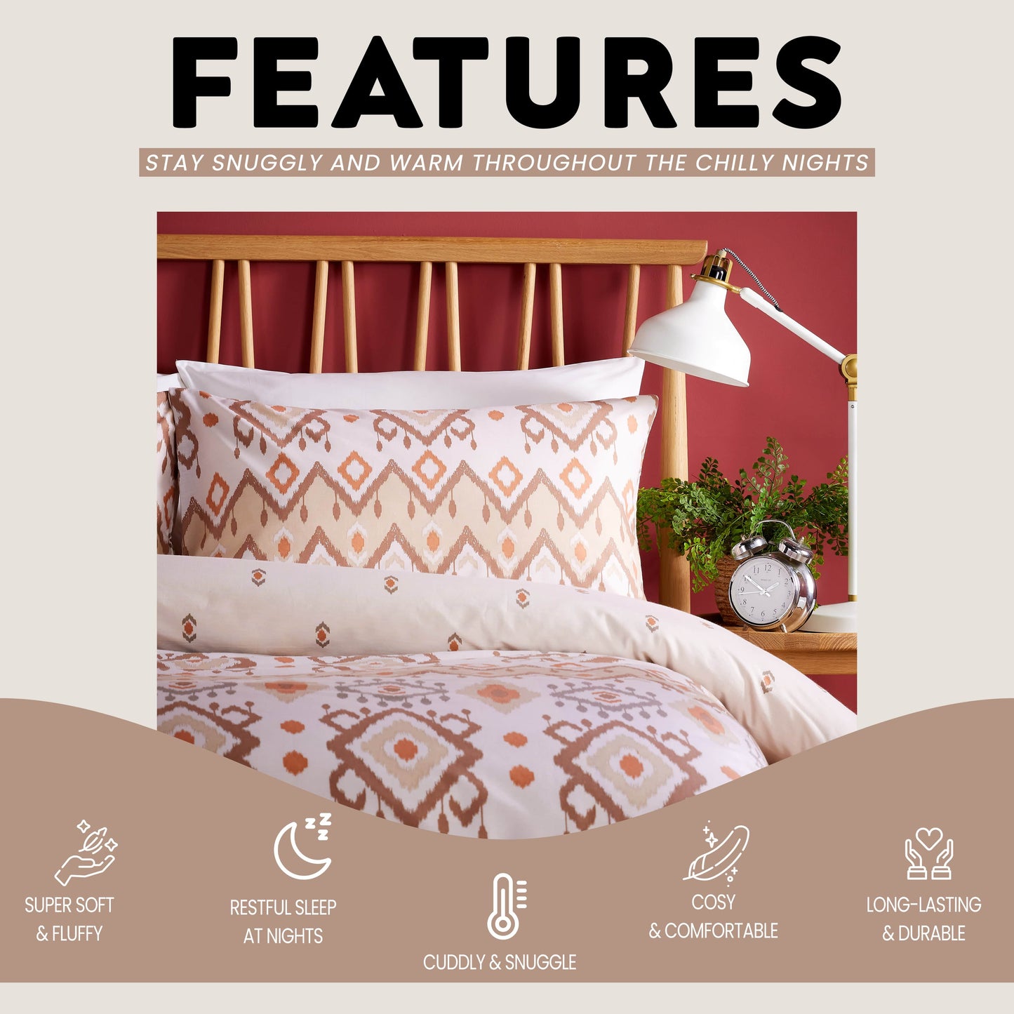 Taxila Duvet Cover Set Easy Care Quilt Covers