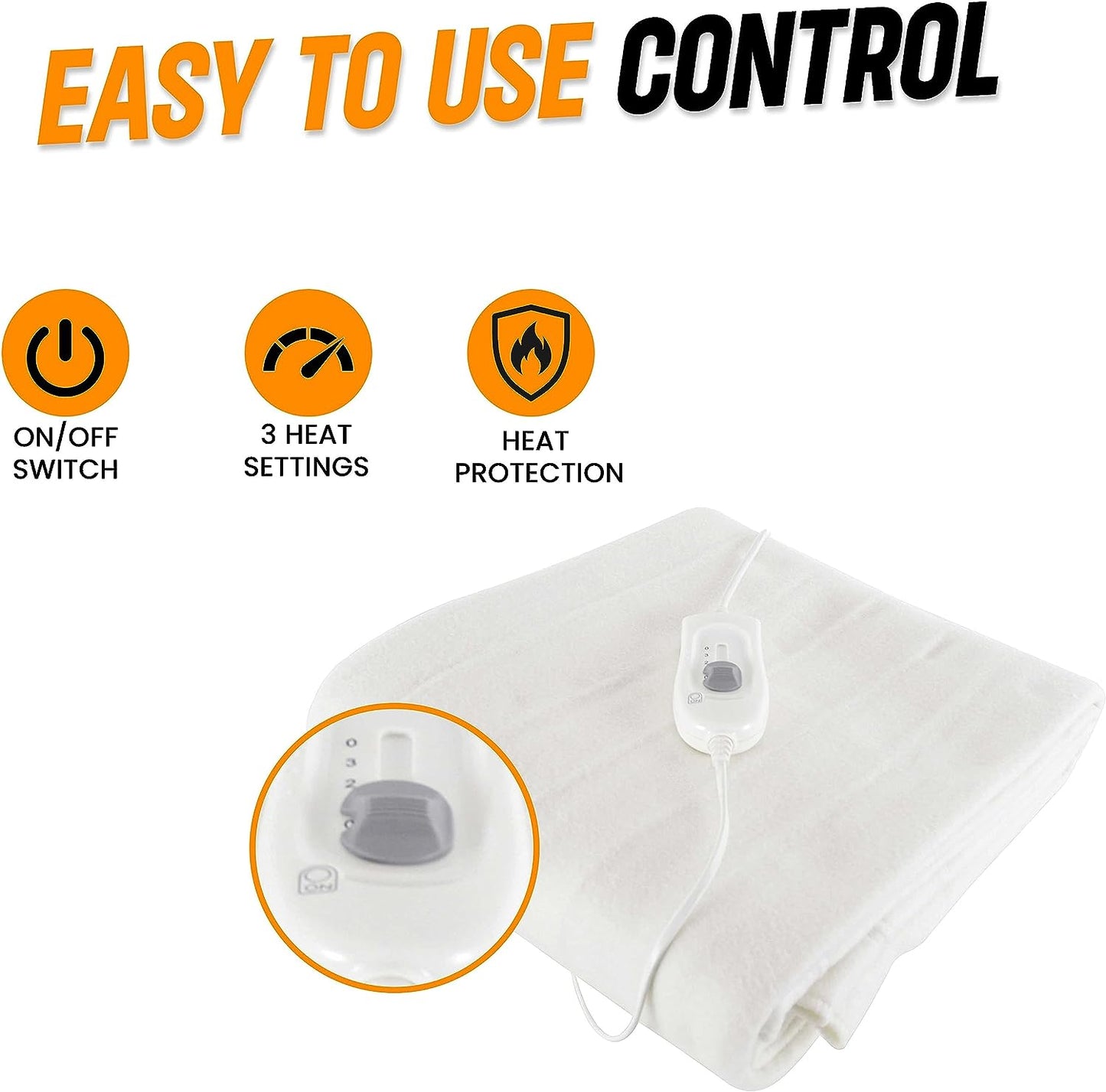 Ultra Soft Electric Heated Underblanket