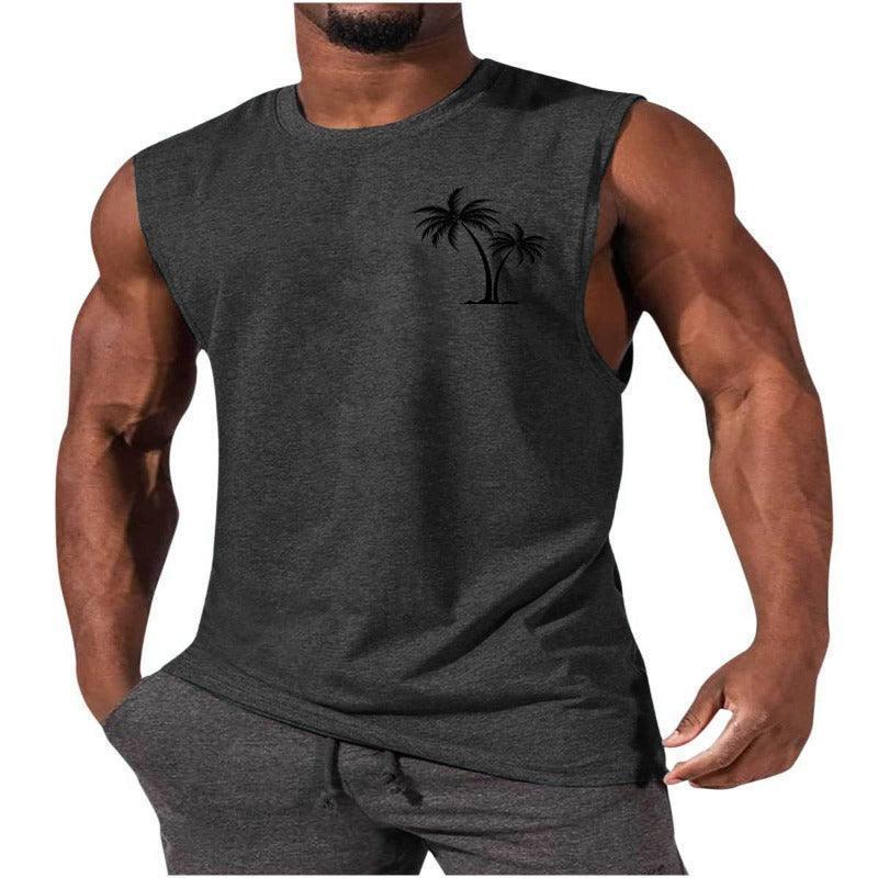 Unique Summer Beach Sleeveless Fitness T-Shirt
