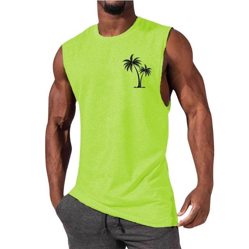 Unique Summer Beach Sleeveless Fitness T-Shirt