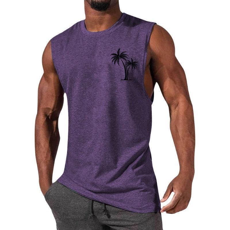 Unique Summer Beach Sleeveless Fitness T-Shirt