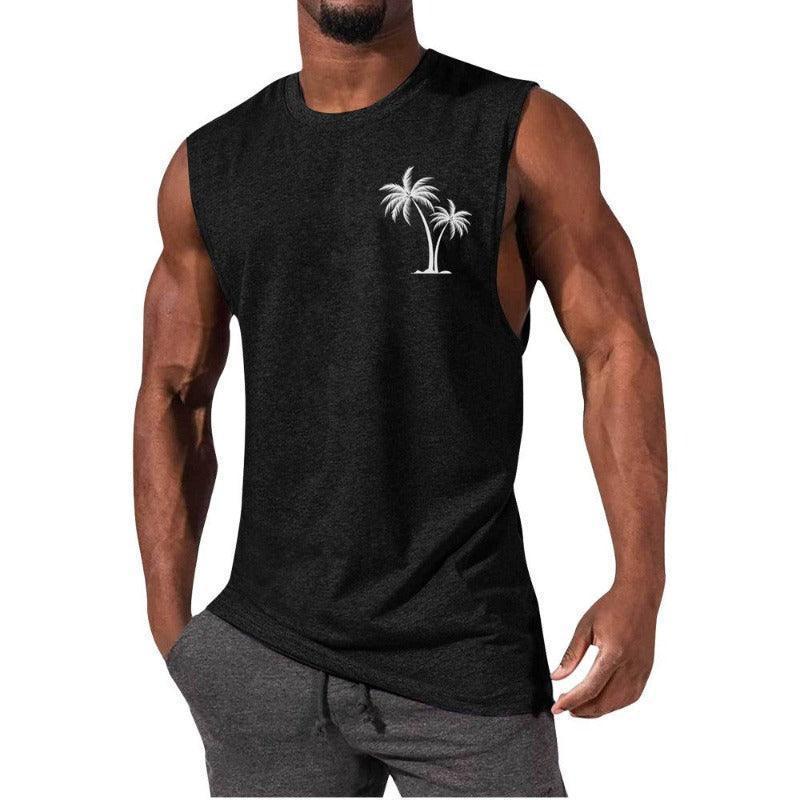 Unique Summer Beach Sleeveless Fitness T-Shirt