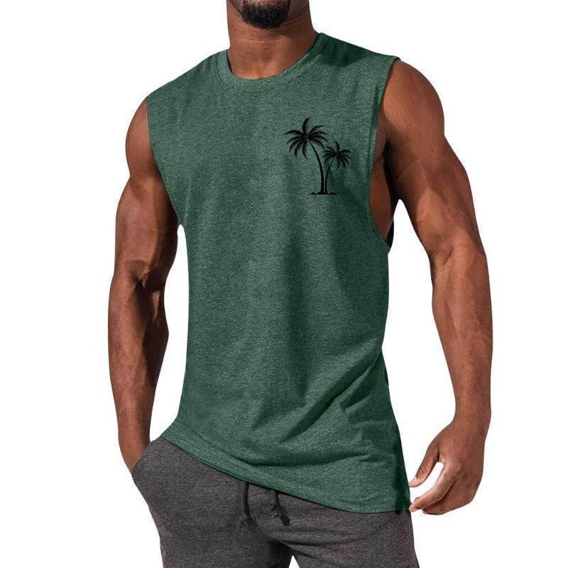 Unique Summer Beach Sleeveless Fitness T-Shirt