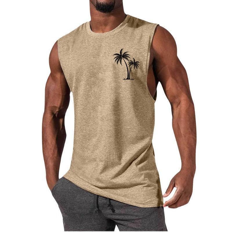 Unique Summer Beach Sleeveless Fitness T-Shirt