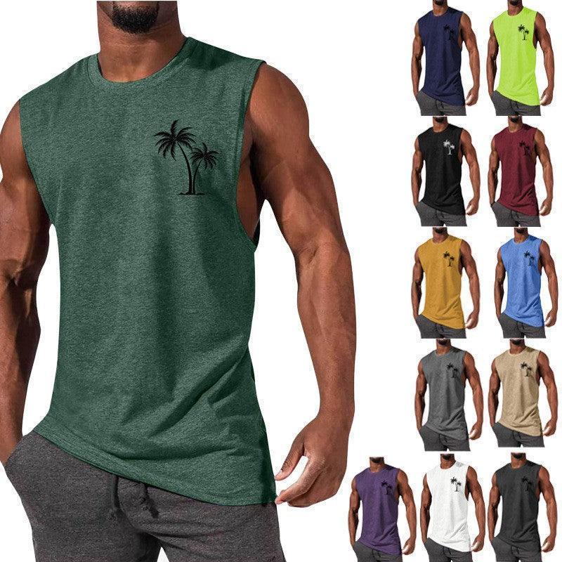 Unique Summer Beach Sleeveless Fitness T-Shirt