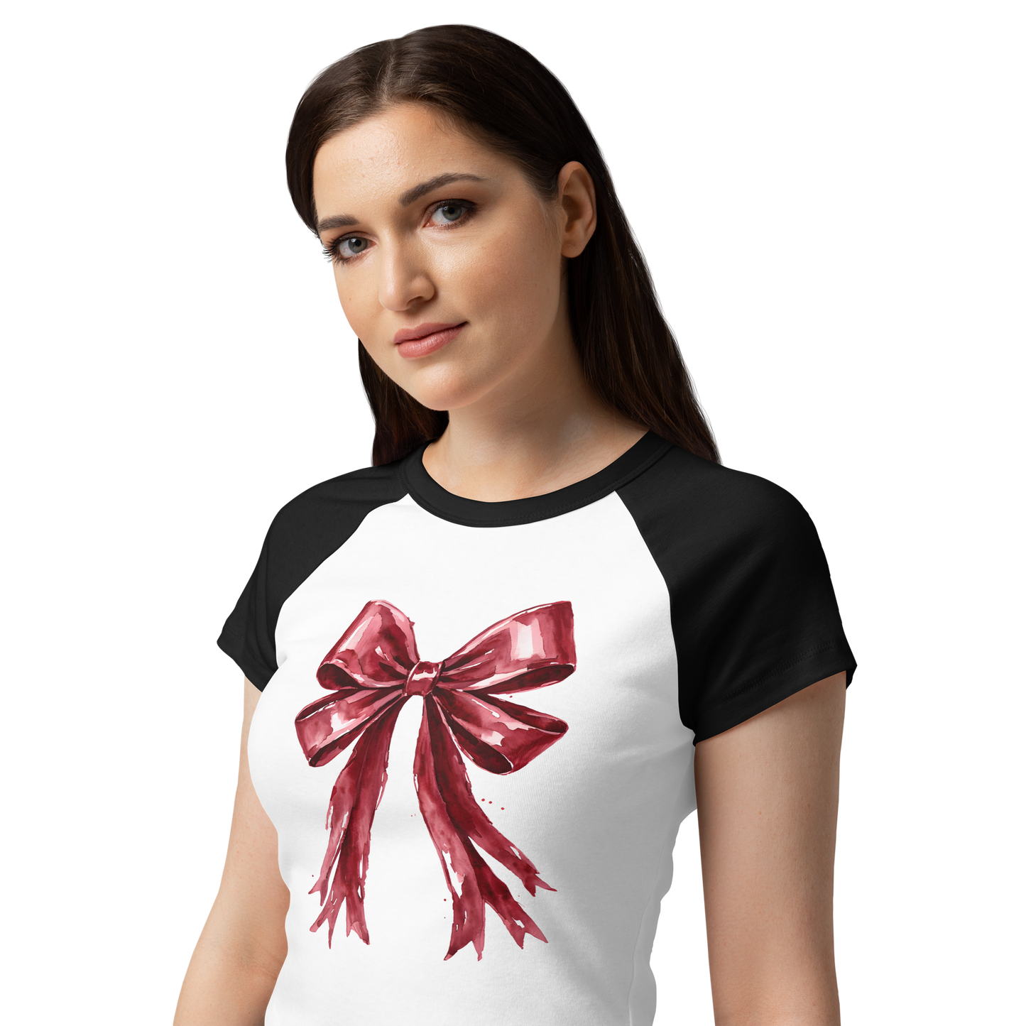 Women’s micro rib raglan baby tee