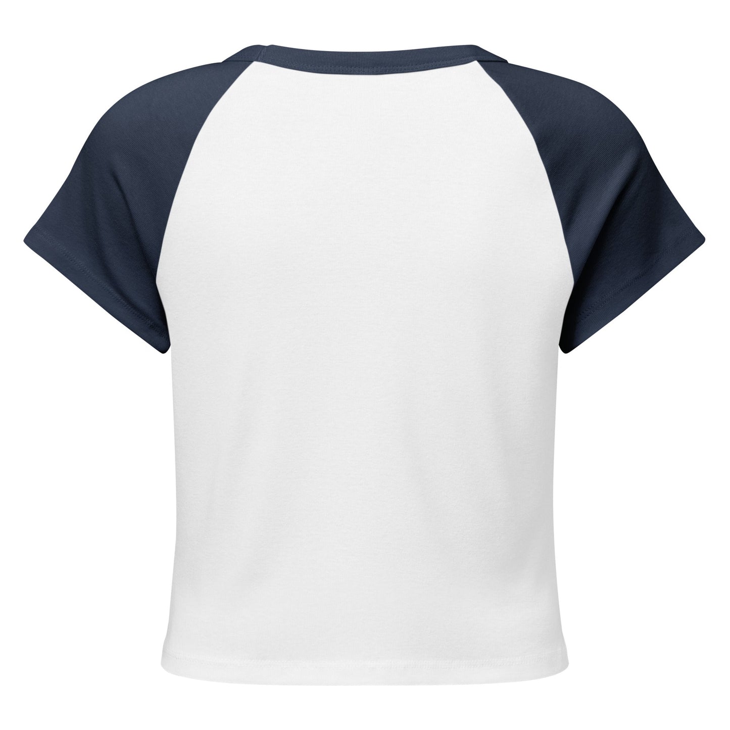 Women’s micro rib heart raglan baby tee