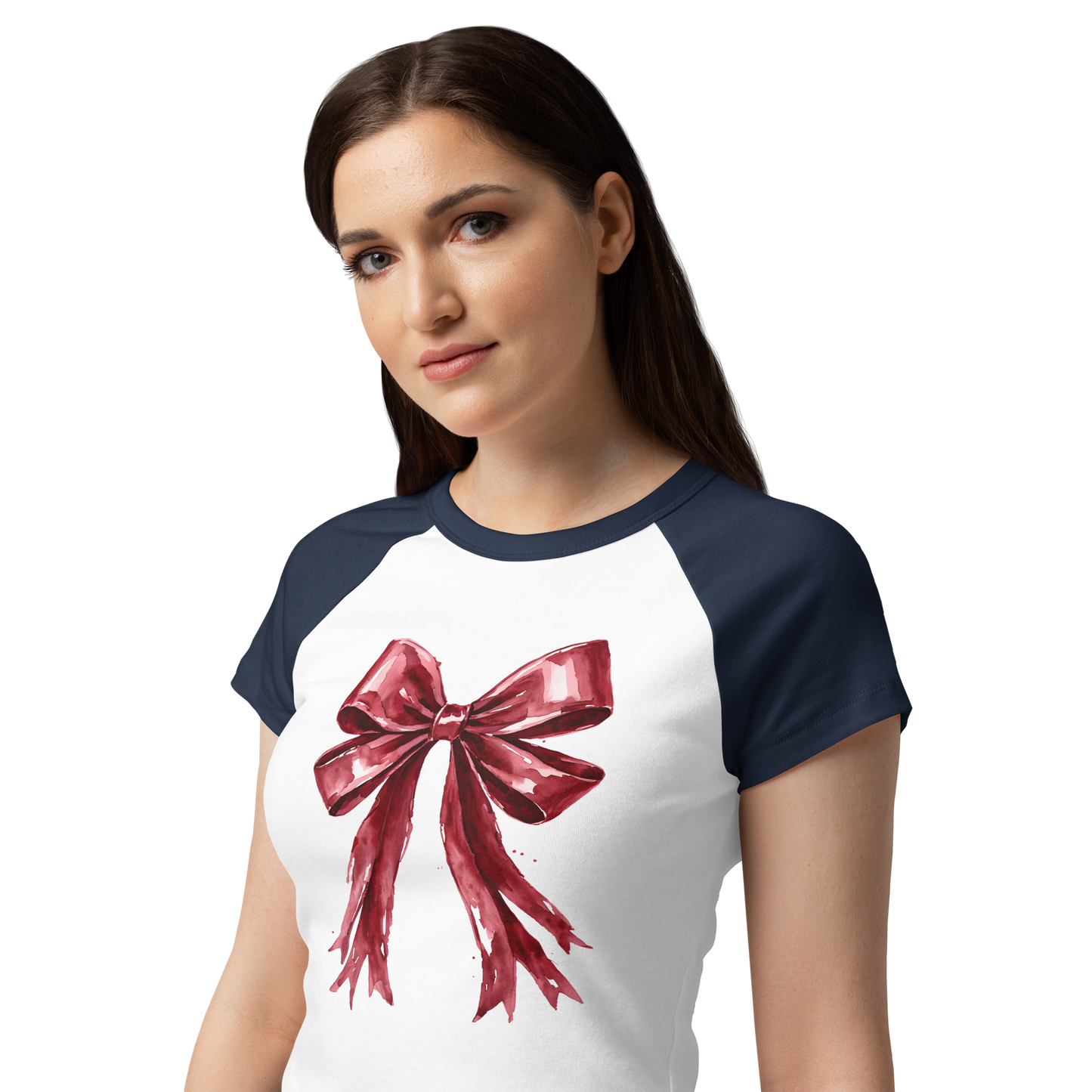 Women’s micro rib raglan baby tee